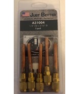 JUST BETTER A31004, 5PACK, 1/4&quot; OD X 3/16&quot; ID COPPER ACCESS VALVES-SHIPS... - $25.77 CAD