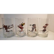 Vintage 1981 Arby&#39;s B.C. Ice Age Collector Series Glasses Lot of 4 - $27.08