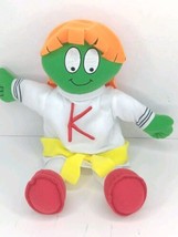 Rare VTG Letter People Alphabet Plush Puppet Letter K For Karate Learnin... - £23.16 GBP