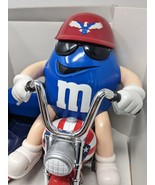 Patriotic M&amp;M&#39;s Candy Dispenser July 4th Summer Motorcycle Road Trip USA... - £11.73 GBP