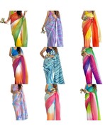 Women&#39;s Full Crushed/Pleated Georgette Sequins work Saree With Blouse Piece - $47.31