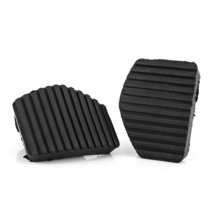 Black anti skid surface design clutch brake pedal rubber cover for peugeot citroen 1007 thumb200