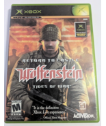 Return to Castle Wolfenstetin Tides of War XBOX game w/Manual - $261.04 MXN