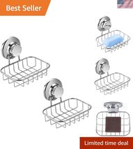 Suction Cup Soap Holder, Soap Dish Saver Tray Bar Soap Sponge Holder for... - $34.27