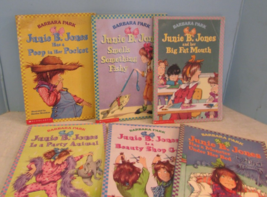 Lot 6 Junie B. Jones &amp; First Grader Books Barbara Park Big Fat MOUTH-MONSTER - £9.71 GBP