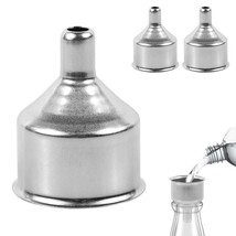 3Pc Stainless Steel Mini Funnel Oil Cooking Spices Liquid Filling Bottle... - $21.99