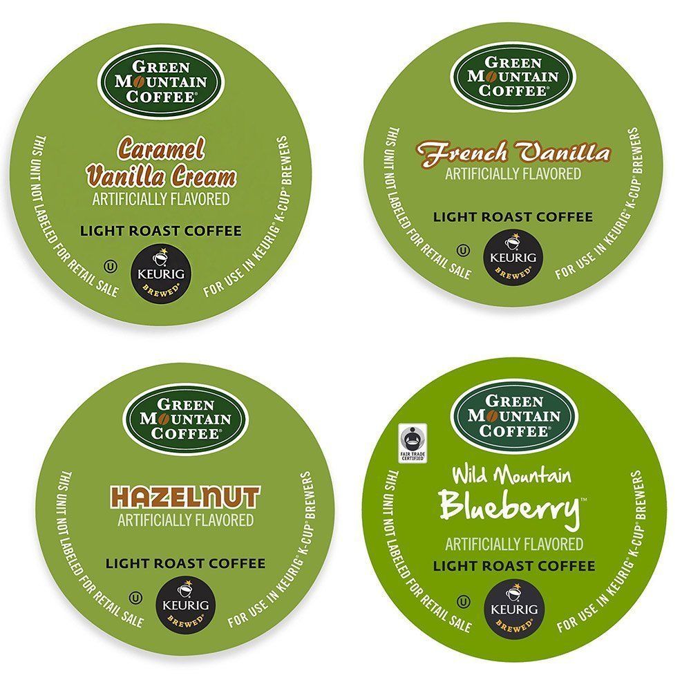 Green Mountain Flavored Variety Pack Coffee 22 to 132 Keurig Kcups Pick Any Size - $21.89 - $99.89