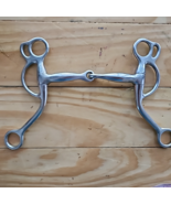 Training Bit 4 Rein 5&quot; Mouth Stainless Steel Broken Mouth Bit Pre-Owned ... - $23.75
