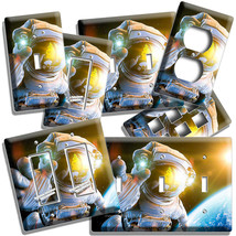 Astronaut Open Space Planet Earth Stars Light Switch Outlet Plates Galaxy Decor - £14.32 GBP+