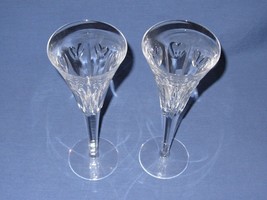 2 Waterford Crystal Champagne Flute Glass Love Heart Wedding Toast 9.25&quot; - $98.99