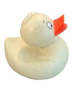 VTG Prestige Large Rubber Duckie Duck hard Plastic Yellow orange beak -N... - €14,65 EUR