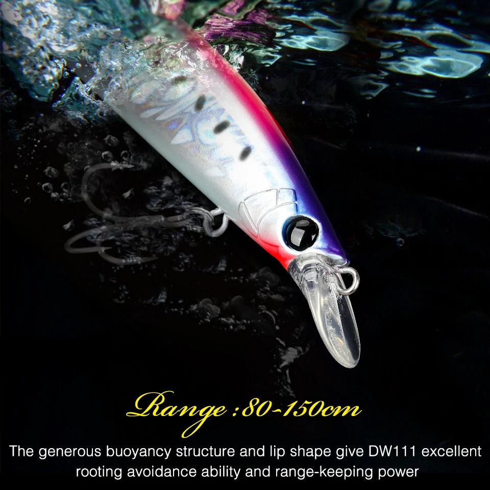 Sporting TSURINOYA 130mm 23g Long Casting Floating Minnow 130F Sea Fishing Lure  - £23.90 GBP