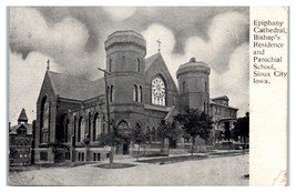 RPPC Epiphany Cathedral Sioux City Iowa Unused Postcard - £13.84 GBP