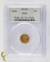 1889 Or Indien Princesse Classé Par PCGS Comme MS65 Superbe Pièce #7590 - £2,661.35 GBP