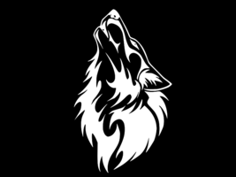 Wolf Howling Vinyl Decal Car Wall Truck Sticker Choose Size Color - £2.24 GBP+