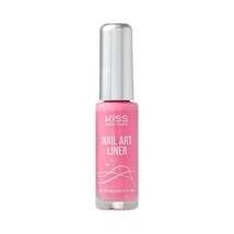KISS NY PRECISION BRUSH NAIL ART LINER FOR FINE DETAILING #NAL05 BUBBLEG... - $48.62 MXN