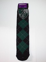 Harry Potter Green Black and Grey House of Slytherin 15&quot; Tube Socks NEW UNWORN - £4.67 GBP