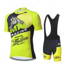New Dog Cycling Suit Men&#39;s Cycling Jersey Sets Summer Mountain Bike Clothes MTB  - £98.76 GBP