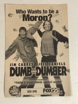 Dumb And Dumber Tv Guide Print Ad Jeff Daniels Jim Carrey Lauren Holly TPA12 - £4.64 GBP