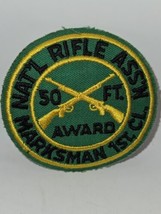 NRA 50 FT. MARKSMAN 1st Class  AWARD PISTOL RIFLE GUN PATCH New National... - $6.89