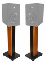 Pair 28&quot; 2-Tone Speaker Stands For Cerwin-Vega XLS-6 Bookshelf Speakers - £138.64 GBP