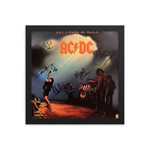 AC/DC signed Let There Be Rock album Cover Reprint - £60.09 GBP