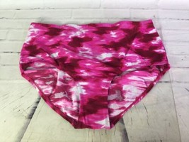 Swimsuits for All Shore Club Pink Tie Dye Swim Bikini Bottoms Women&#39;s Si... - £13.59 GBP