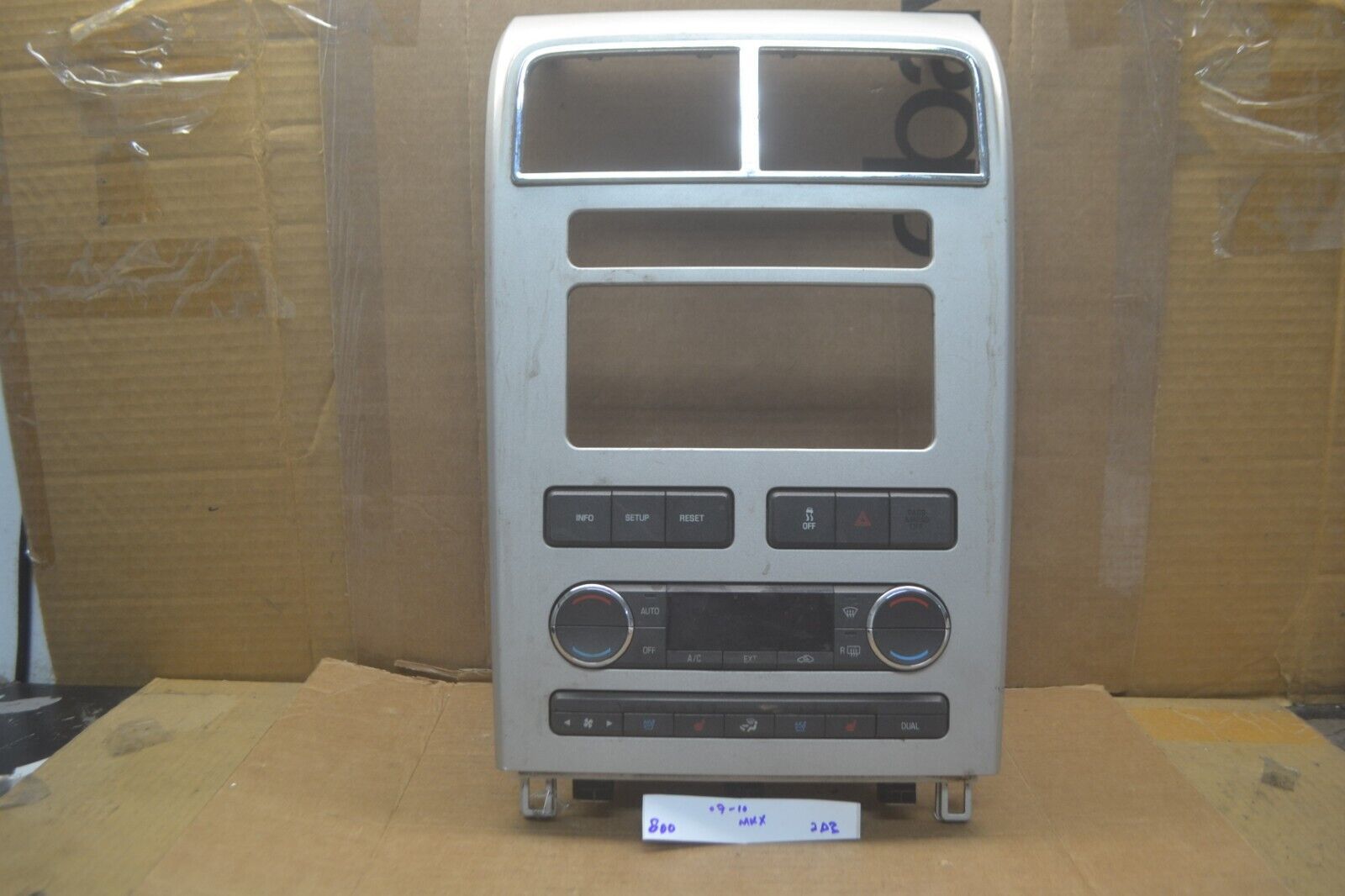 07-10 Lincoln MKX Center Dash Radio  Climate Trim 8A1318C612BD Bezel 800... - $34.99