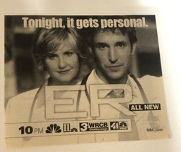 ER Tv Guide Vintage Print Ad Noah Wylie Sherry Stringfield Tpa6 - $5.93