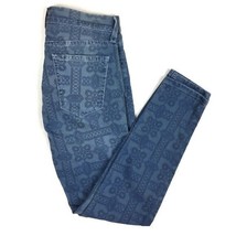 NWT Current/Elliott The Stiletto in Navy Bandana Stretch Skinny Jeans 24 $228 - $32.00