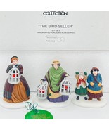 Dept 56 The Bird Seller Dickens Village Retired Accessory Set Of 3 Vinta... - £19.20 GBP