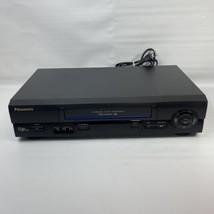 Panasonic Blue Line VCR Player PV-V4601 4 Head Hi-Fi Omnivision VHS No R... - $35.53