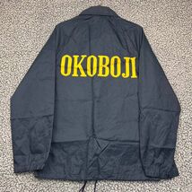Vintage Okoboji Windbreaker Jacket Men Small Blue Collegiate Pacific Snap S - $40.31 CAD
