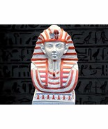 Incredible white marble Pharos mask of King Tutankhamun, Tutankhamun mar... - $3,471.10 MXN