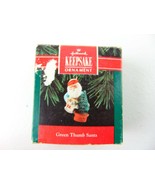 Hallmark Keepsake Christmas Ornament 1992 Green Thumb Santa - £12.41 GBP