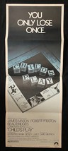 Child&#39;s Play Original Insert Movie Poster 1973 James Mason - £30.90 GBP