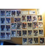Buffalo Sabres Hockey Cards &#39;91 Mogilny Vaive Hasek + &#39;92 Ticket Stub Ra... - $25.85 CAD
