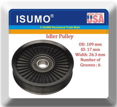 Idler Pulley Fits: OEM#88926781 Chevrolet GMC Pontiac Suzuki 1998-2008 W/O AC - $15.53