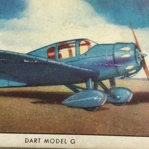 Airplane Wings Historic Dart Model G Card Tobacco Cigarette Original Vin... - £9.45 GBP