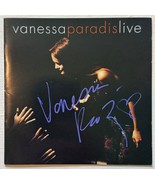 Vanessa Paradis Signed Autographed &quot;Live&quot; Music CD Compact Disc Cover - $82.30 CAD