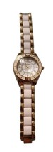 Style &amp;  Co White Dial White &amp; Gold Tone Case Link Bracelet Watch 7¼ New... - $14.85