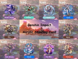 Genshin Impact ~ Acrylic Standing Card (Inazuma Character) Gaming Merchandise - £7.16 GBP