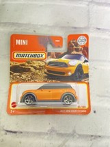 2020 Matchbox 2011 Mini Countryman Cooper Series Orange Toy Car Vehicle NEW - £7.78 GBP