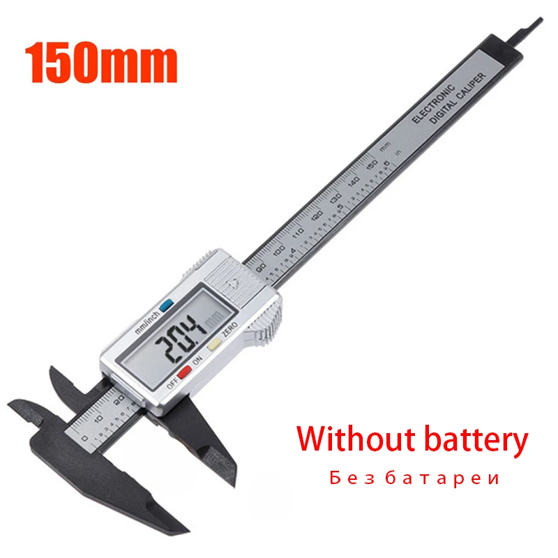 Vernier Caliper Handle Pachometer Digital Caliper 100mm 150mm Measuring ... - $165.49