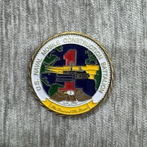 Naval Mobile Construction Battalion 1 Challenge Coin Seabees Commanding ... - $29.69
