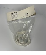 IKEA Konvex White Drape Hooks 2 Pack 436.073.10 NEW in Package - $47.23