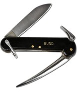 Mil-Tec German Black Sailor Pocket Knife Portable Robust Deck Multi-Tool... - $658.10 MXN