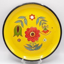Floral Design Serving Tray Plastic 13&quot; made in Japan - $14.84
