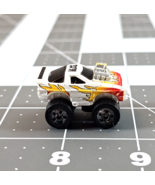 Vintage 1987 Road Champs Micro Machines Lifted White Corvette w/ Flames ... - $9.89