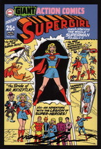 Vintage Art DC Comics SIGNED Superman Post Card Neal Adams Supergirl Action #373 - £52.34 GBP
